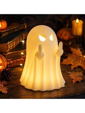 👻White Evil Ornament Decorative Finger Ghost Ornaments Halloween Home Decor